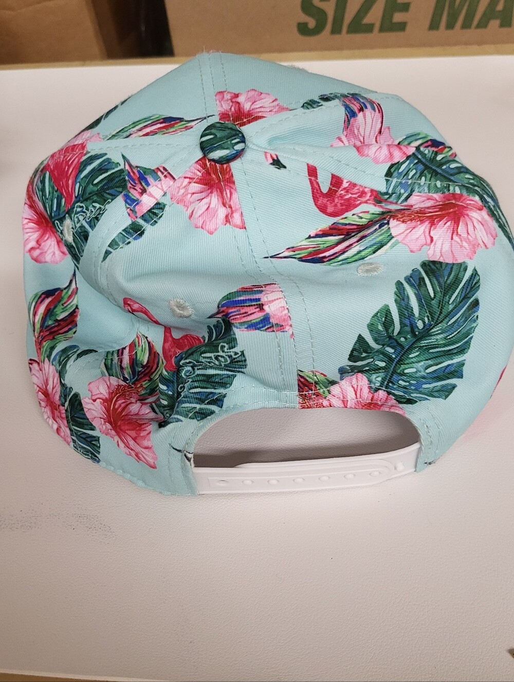Dutch Bros Floral Flamingo Snapback Hat - Picture 2 of 3